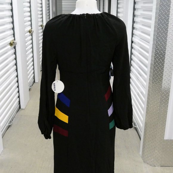 NWT STAUD Pacha Color Block Maxi Dress size 6 - Picture 8 of 12